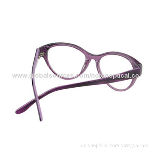 Foil Piece Insert into Acetate Front Optical Frames, OEM Orders Welcomed
